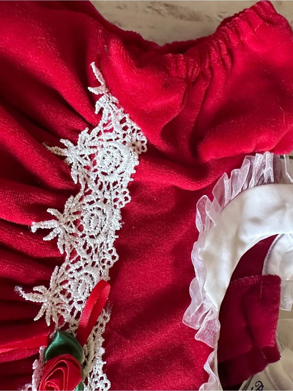 Vintage Bryan Red Velvet Dress
